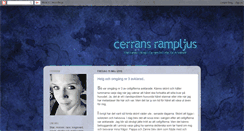 Desktop Screenshot of cerrans-rampljus.blogspot.com