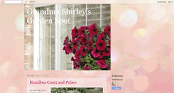 Desktop Screenshot of grandmashirleysgardenspot.blogspot.com