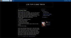 Desktop Screenshot of laporanl3d.blogspot.com