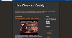 Desktop Screenshot of dtweekreality.blogspot.com