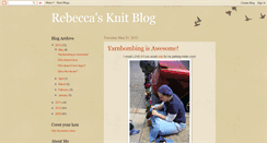 Desktop Screenshot of beccaknits.blogspot.com