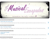 Tablet Screenshot of musicalescapades.blogspot.com