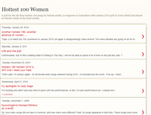 Tablet Screenshot of hottest100women.blogspot.com