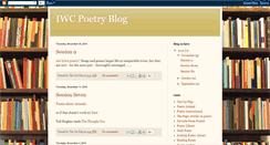 Desktop Screenshot of iwcpoetryblog.blogspot.com