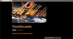 Desktop Screenshot of foodwalkers.blogspot.com