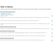 Tablet Screenshot of mikeinmanila.blogspot.com