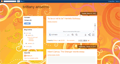 Desktop Screenshot of brittanyanselmo.blogspot.com