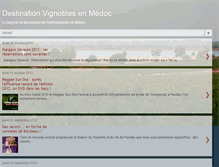 Tablet Screenshot of destination-vignobles-en-medoc.blogspot.com