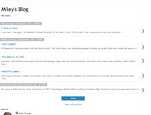 Tablet Screenshot of mileyssignificantblog.blogspot.com