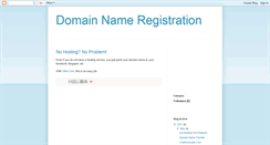Desktop Screenshot of domainnamereview.blogspot.com