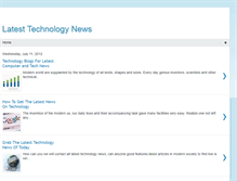 Tablet Screenshot of latest-technology-news-info.blogspot.com