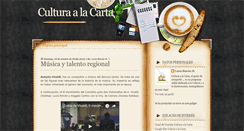 Desktop Screenshot of culturaalacarta.blogspot.com