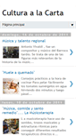 Mobile Screenshot of culturaalacarta.blogspot.com
