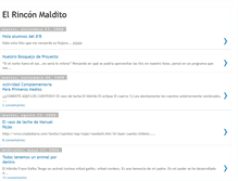 Tablet Screenshot of elrinconmaldito.blogspot.com