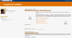 Desktop Screenshot of inspiredfashion.blogspot.com