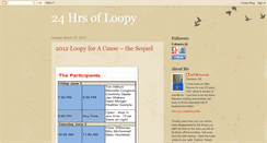 Desktop Screenshot of loopy4acause.blogspot.com