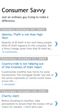 Mobile Screenshot of consumersavvy.blogspot.com