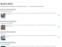 Tablet Screenshot of blackasics.blogspot.com