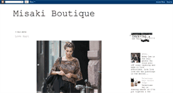 Desktop Screenshot of misakiboutique.blogspot.com