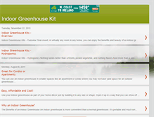 Tablet Screenshot of indoorgreenhousekit.blogspot.com