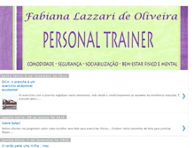 Tablet Screenshot of fabianalazzaripersonaltrainer.blogspot.com