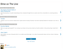 Tablet Screenshot of dimeontheline.blogspot.com