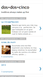 Mobile Screenshot of dosdoscinco.blogspot.com
