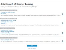 Tablet Screenshot of lansingarts.blogspot.com
