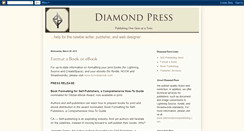 Desktop Screenshot of diamondpresspublishing.blogspot.com