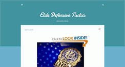 Desktop Screenshot of elitedefensivetactics.blogspot.com