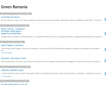 Tablet Screenshot of greenromania.blogspot.com