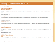 Tablet Screenshot of healthycommunitiespartnership.blogspot.com