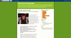 Desktop Screenshot of circleofmusicality.blogspot.com