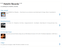 Tablet Screenshot of hotshitrecords.blogspot.com