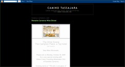 Desktop Screenshot of caminotassajara.blogspot.com