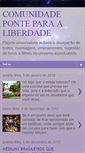 Mobile Screenshot of comunidadeponteparaaliberdade.blogspot.com
