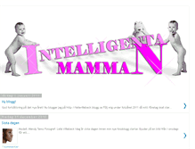 Tablet Screenshot of intelligentamamman.blogspot.com