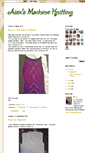 Mobile Screenshot of alexsmachineknitting.blogspot.com