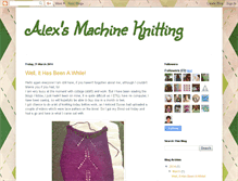 Tablet Screenshot of alexsmachineknitting.blogspot.com