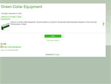 Tablet Screenshot of greencollarequipment.blogspot.com