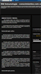 Mobile Screenshot of conocimientos-inmunologia.blogspot.com