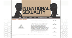 Desktop Screenshot of intentionalsexuality.blogspot.com