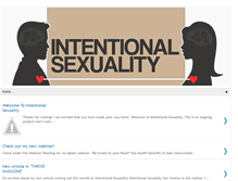 Tablet Screenshot of intentionalsexuality.blogspot.com