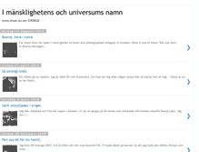 Tablet Screenshot of imansklighetensochuniversumsnamn.blogspot.com