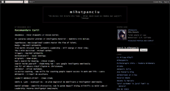 Desktop Screenshot of mihutpanciu.blogspot.com