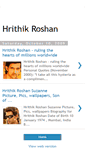 Mobile Screenshot of biography-hrithik-roshan.blogspot.com