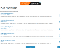Tablet Screenshot of planyourdinner.blogspot.com
