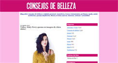 Desktop Screenshot of consejosdebelleza-es.blogspot.com