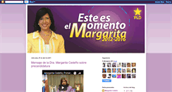 Desktop Screenshot of margaritapresidente2012.blogspot.com