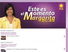 Tablet Screenshot of margaritapresidente2012.blogspot.com